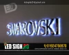 SS Acrylic Letter with RGB 3D LED Signage Working & Making Sign Advertising