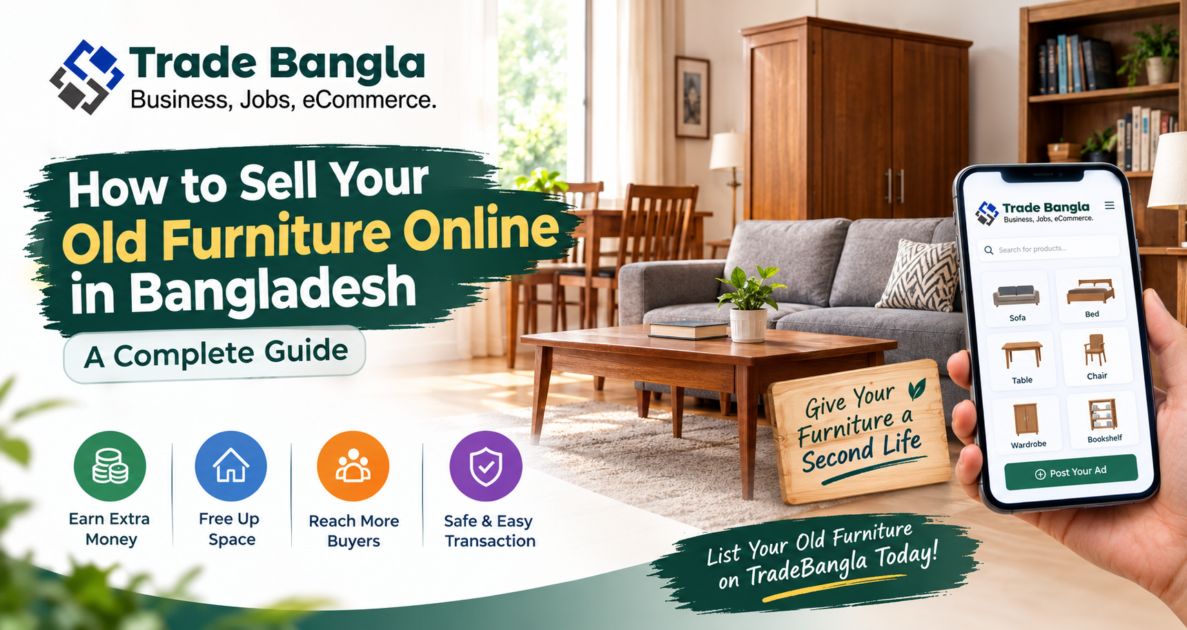 How to Sell Your Old Furniture Online in Bangladesh: A Complete Guide