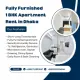 Fully Furnished 1 BHK Apartment for Rent in Bashundhara R/A,  Dhaka!